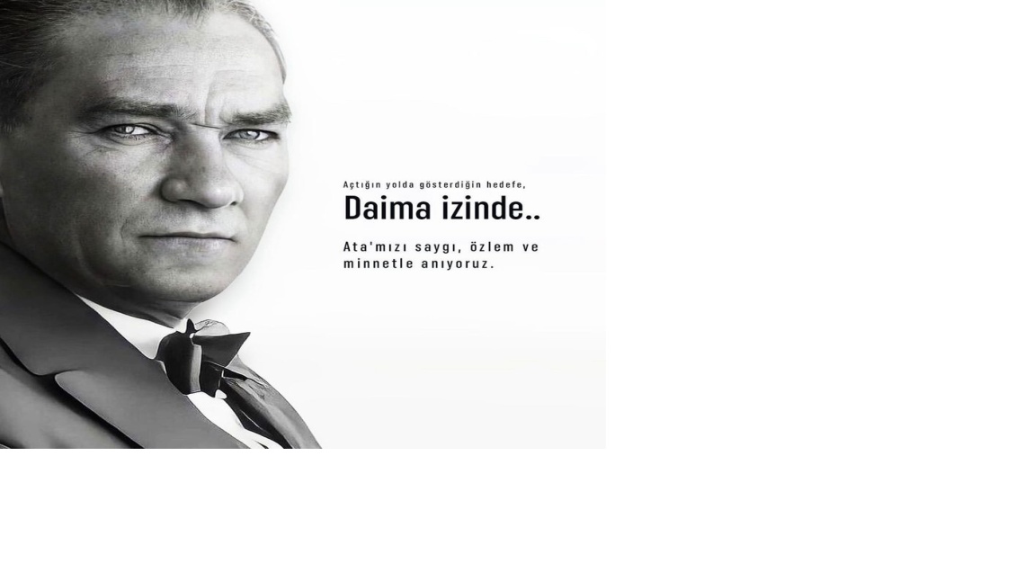 10 Kasım Atatürk’ü Anma Töreni 